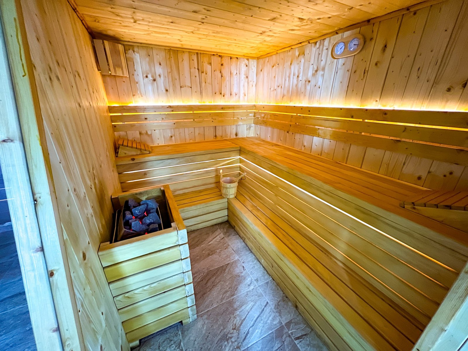 Sauna at Hotel Kulla e Bajraktarit